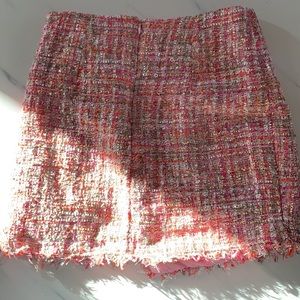 Pink Retro Plaid Skirt